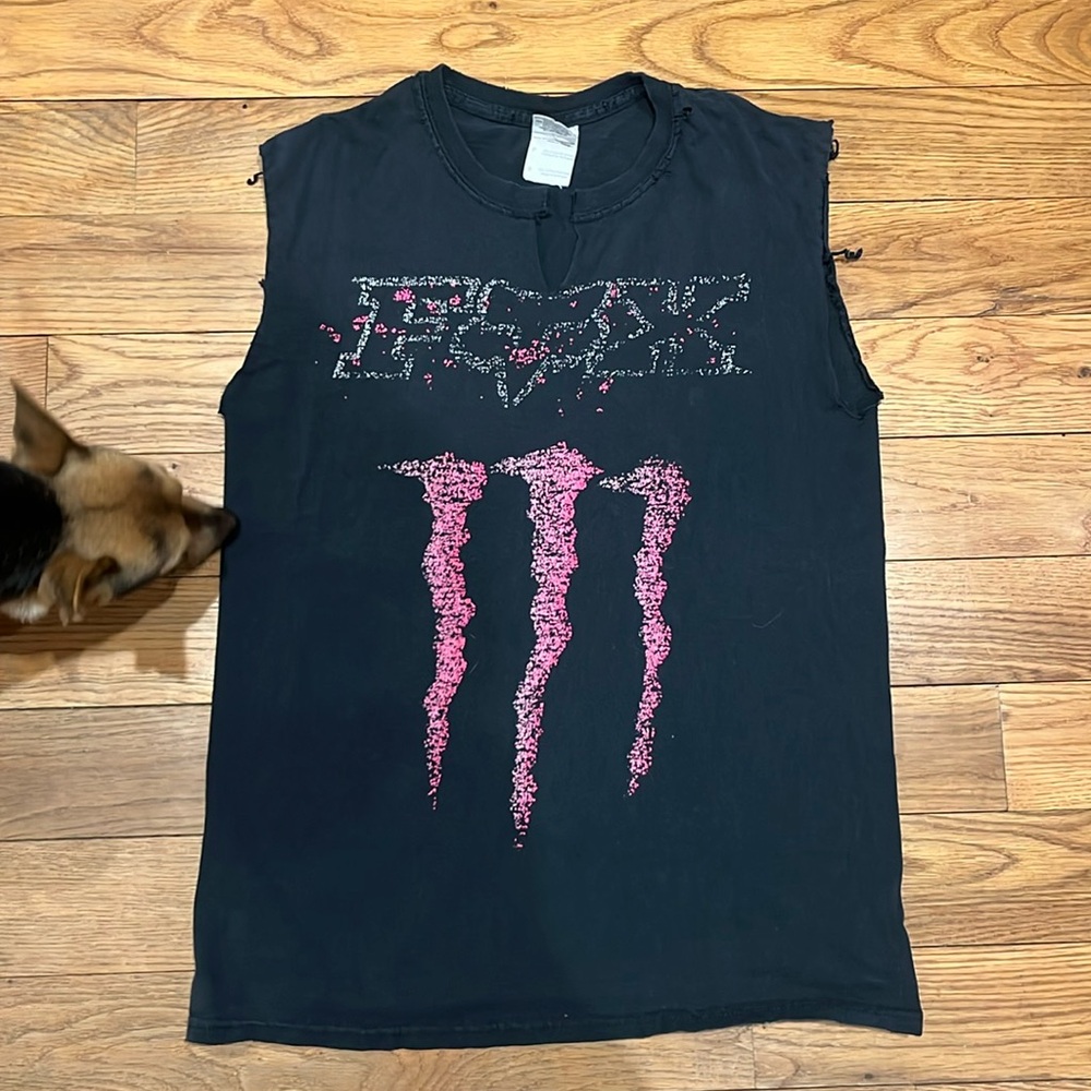 Bootleg thrashed fox monster energy cut off